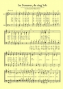 Im Sommer, da sing ich - SATB